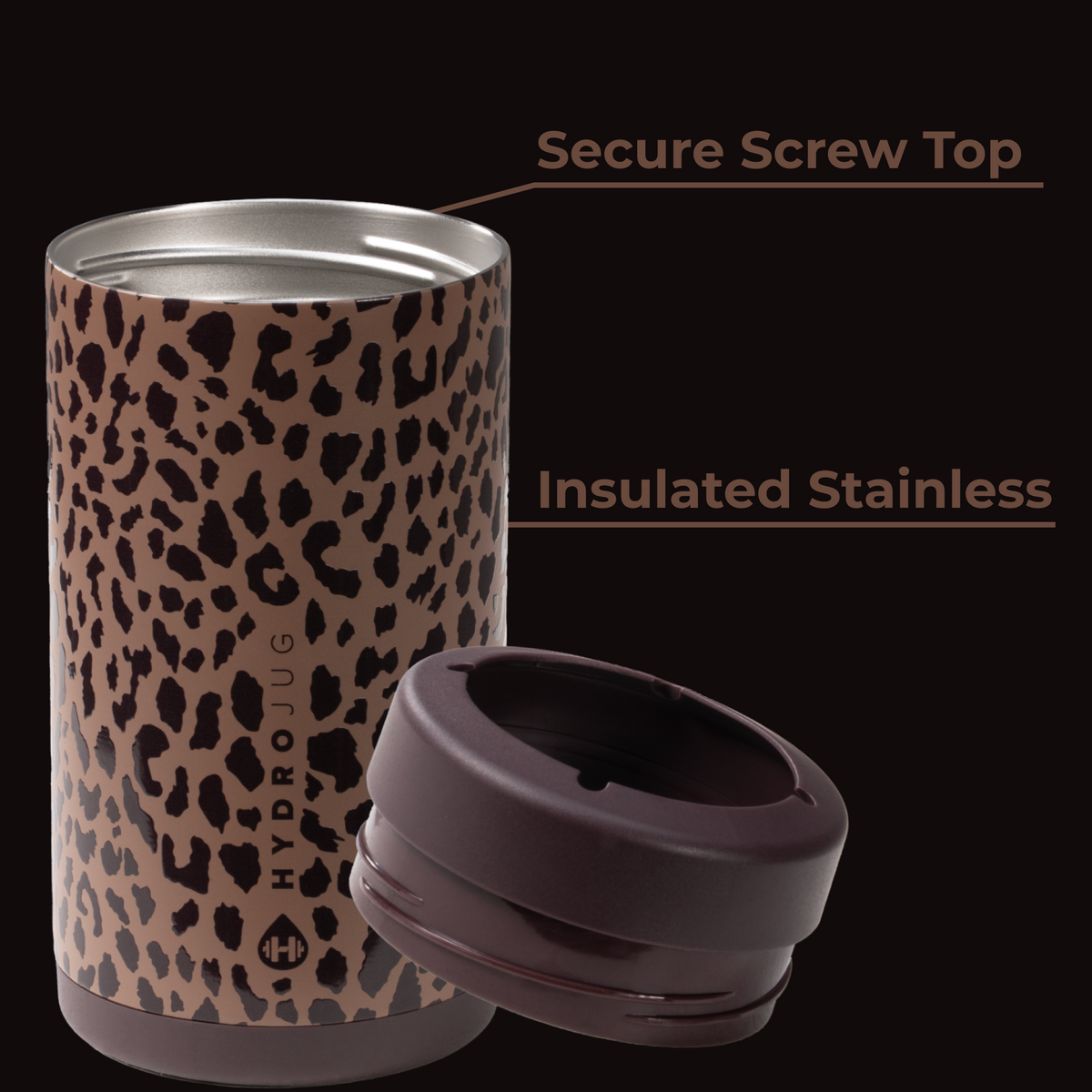 Can Cooler (16Oz) - Brown Leopard - US 3231