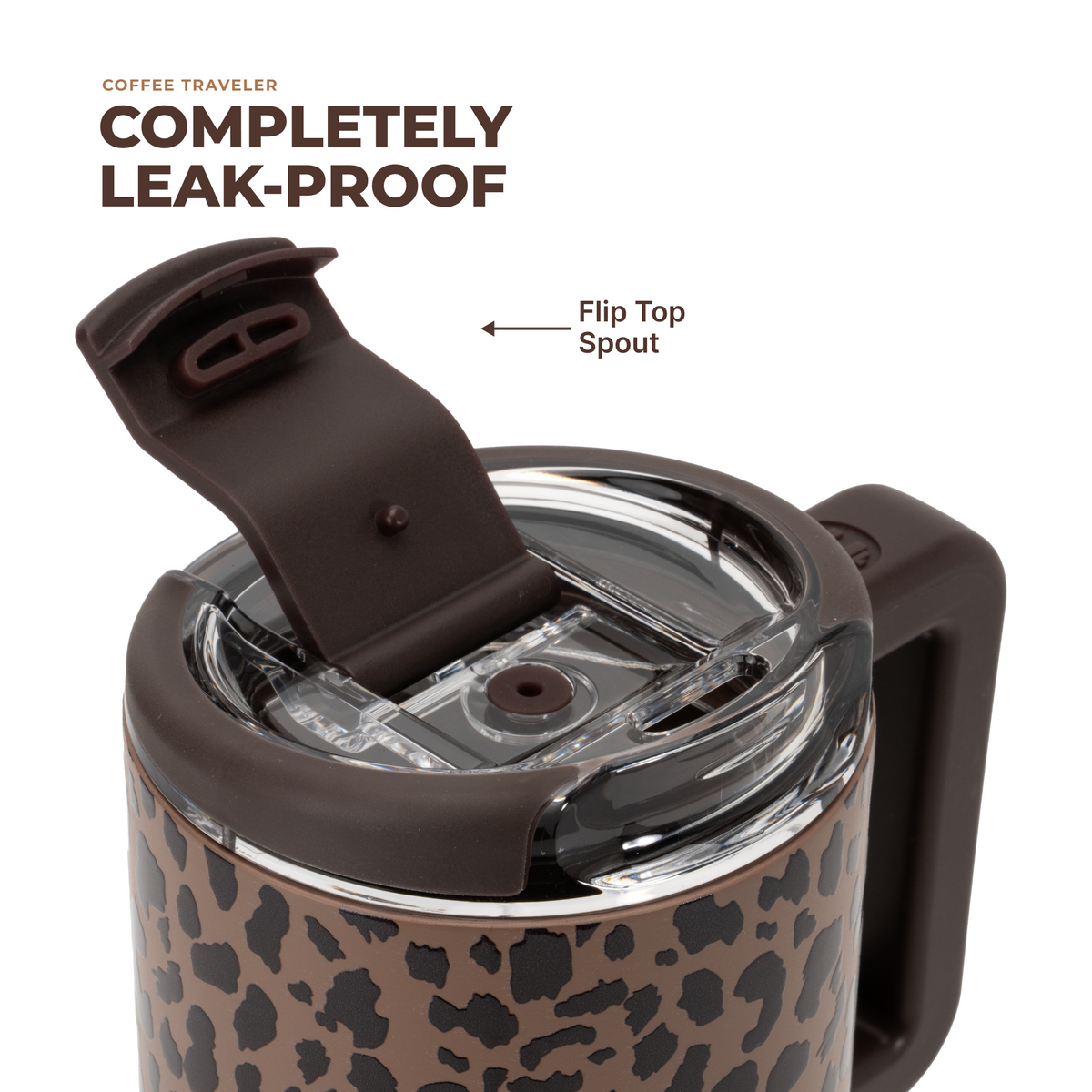 Coffee Traveler - Brown Leopard - US 9624