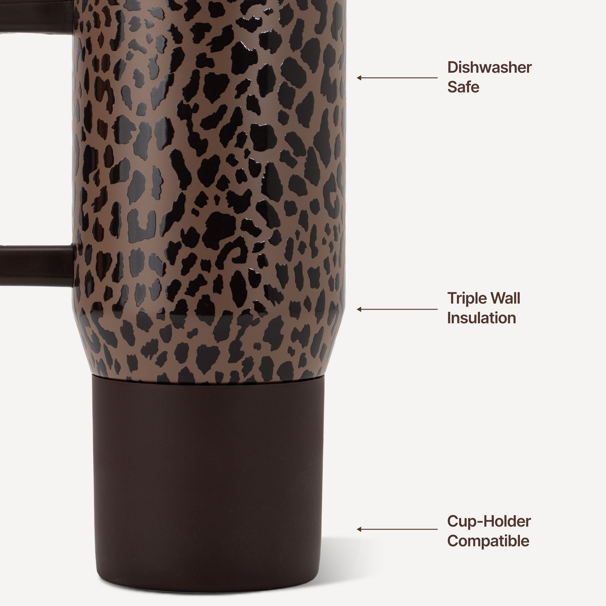 Coffee Traveler - Brown Leopard - US 9624