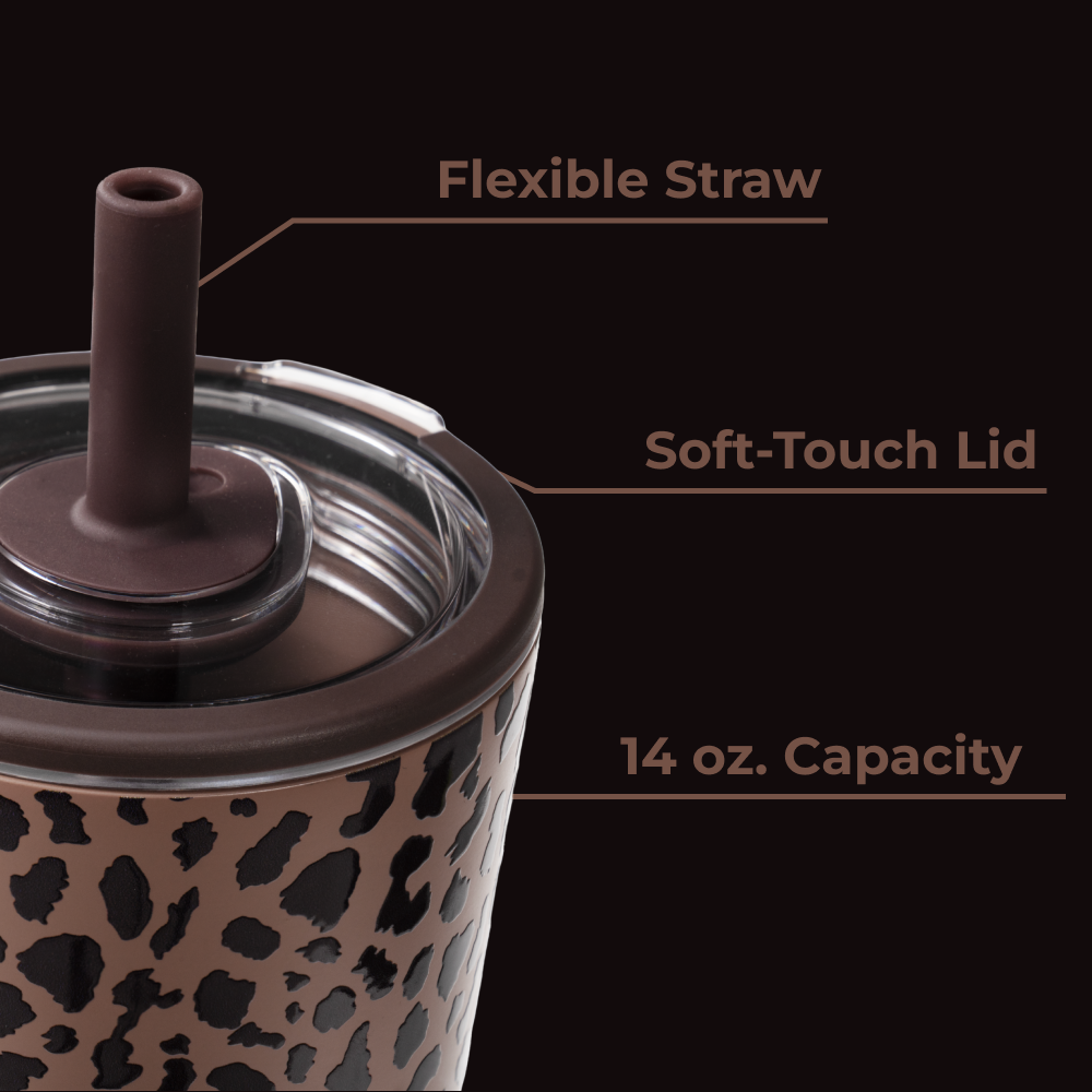 Everyday Tumbler 14Oz - Brown Leopard - US 7704