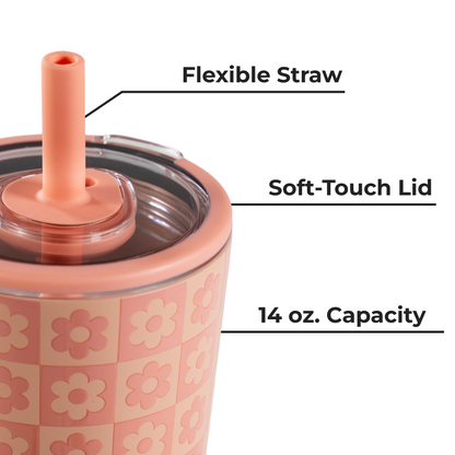 Everyday Tumbler 14Oz - Daisy Checkers - US 4613