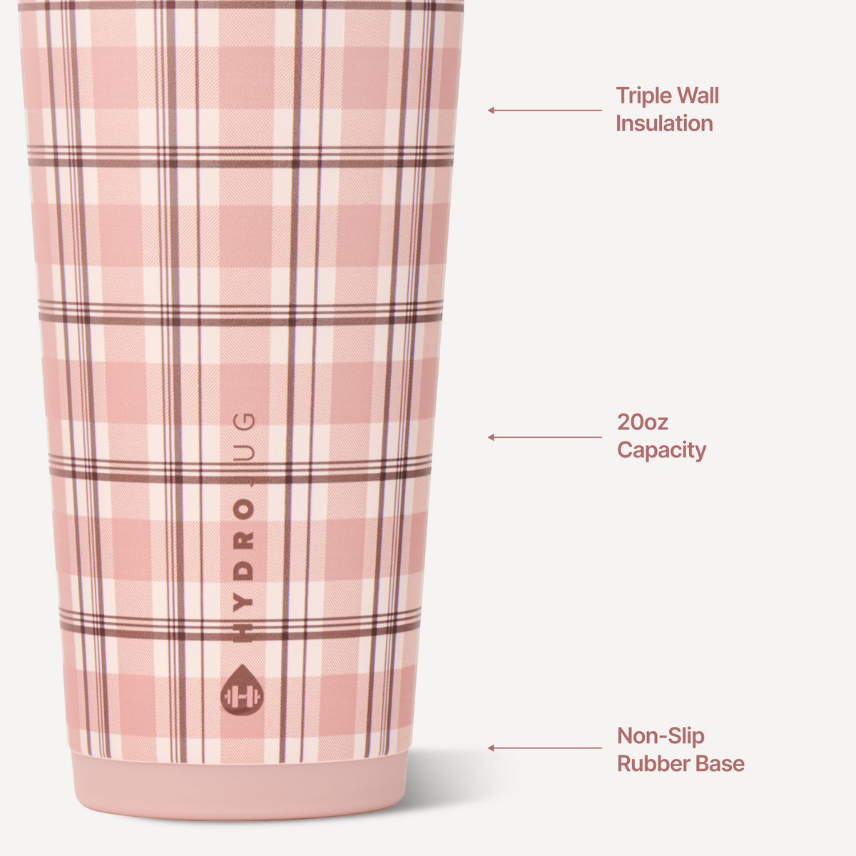 Everyday Tumbler 20Oz - Pillow Talk Plaid - US 2786