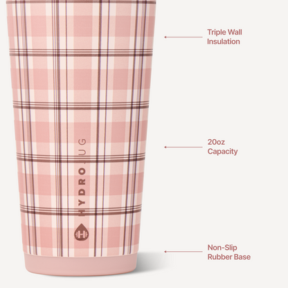 Everyday Tumbler 20Oz - Pillow Talk Plaid - US 2786