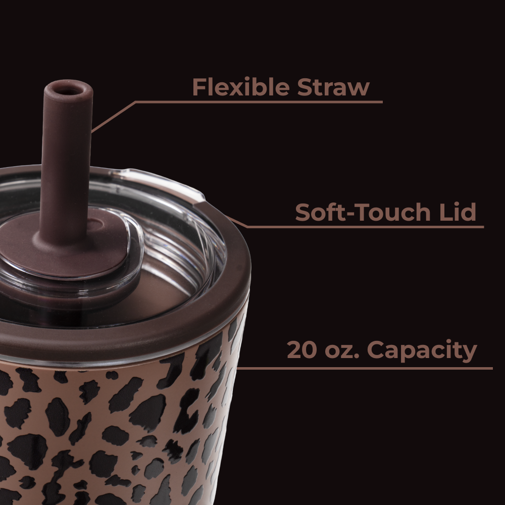 Everyday Tumbler 20Oz - Brown Leopard - US 1877