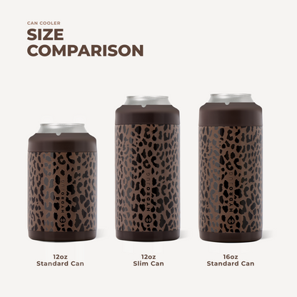 Can Cooler (Slim) - Brown Leopard - US 0324