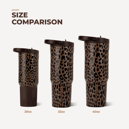 Sport (20Oz) - Brown Leopard - US 0392