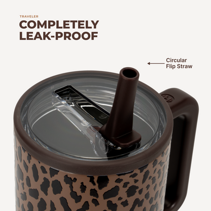 Traveler (32Oz) - Brown Leopard - US 6739