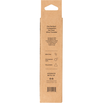 Straw 4 Pack - 20Oz Traveler Straws - US 7957